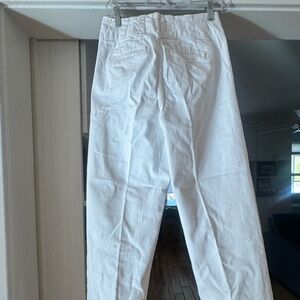 BODEN WHITE WOMENS PATCH POCKET JEANS